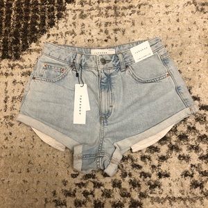 Topshop Bleached Kiki Shorts